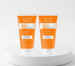 Avene Cream 50+ Spf For Dry Sensitive Skin + 50% Offer On 2 Piece - 50 Ml