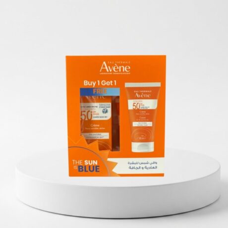 Avene Spf50+ Sunblock Cream 50ml +1Free