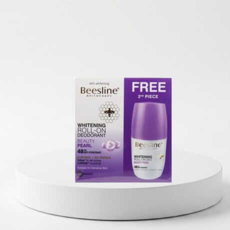 Beesline Beauty Pearl Whitening Deodorant Roll On 50ml 1+1 Free Offer