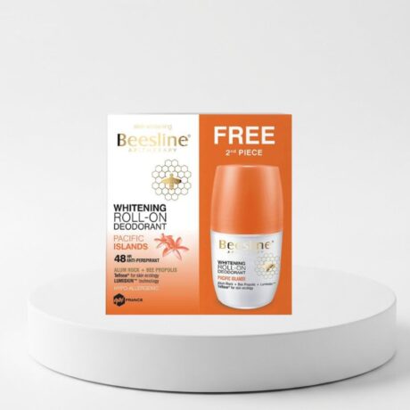 Beesline Whitening Pacific Islands Deodorant Roll on 50ml 1+1 Free Offer