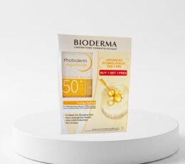 Bioderma Photoderm Aquafluide  Spf50+ Sunblock Claire Light Tinted - 40ml + One Free