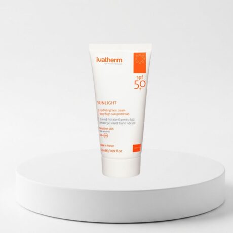 Ivatherm Sun Light Spf50+ Sensitive Skin Sunblock Cream 50ml
