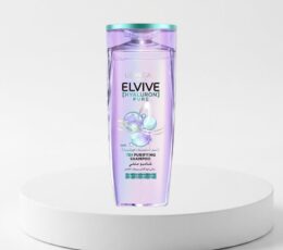 Loreal Elvive Hyaluron Pure 72H Rehydrating Shampoo - 400 ml
