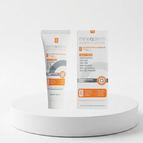 Mineaderm UV Protection Spf50+ Sunblock Light Tinted Fluid 50ml