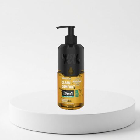 Nish Man Shower Gel Clean Comfort 3 In 1 - 480ml