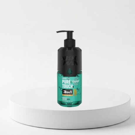 Nish Man Shower Gel Pure Touch 3 In 1 - 480ml