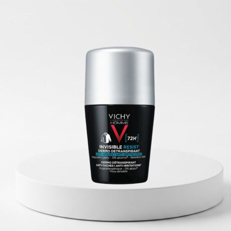 Vichy Invisible Resist 72H Deodorant Roll On For Men - 50 ml