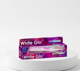 White Glo 2In1 Toothpaste With Mouthwash 150g