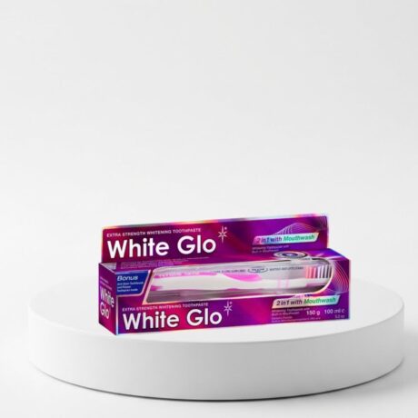 White Glo 2In1 Toothpaste With Mouthwash 150g
